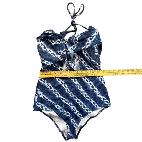 Victorias Secret Tie Dye Flouncy Plunge One Piece Cheeky Sexy Swimsuit Medium M - Picture 9 of 15